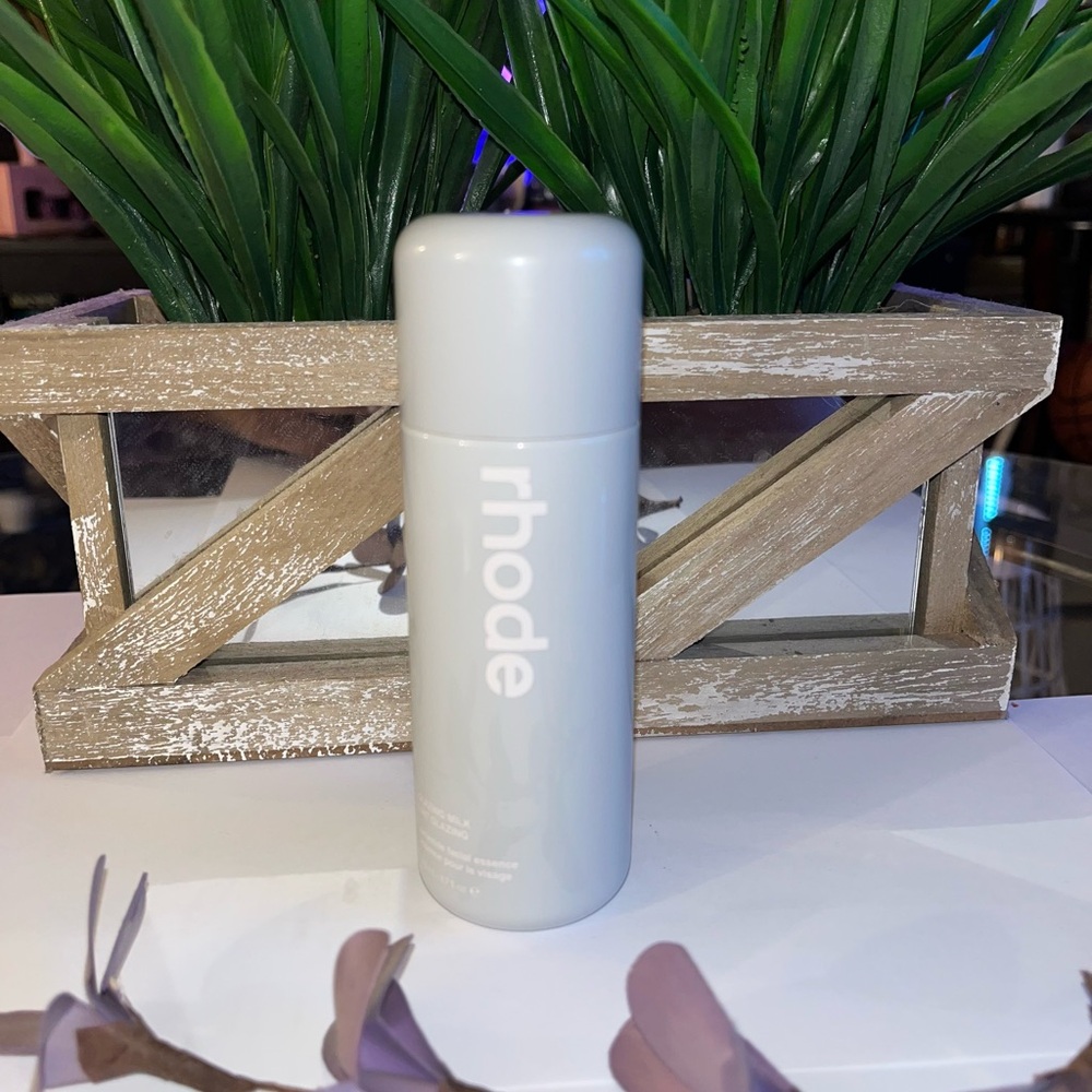 RHODE Light Gray Skincare Bottle
